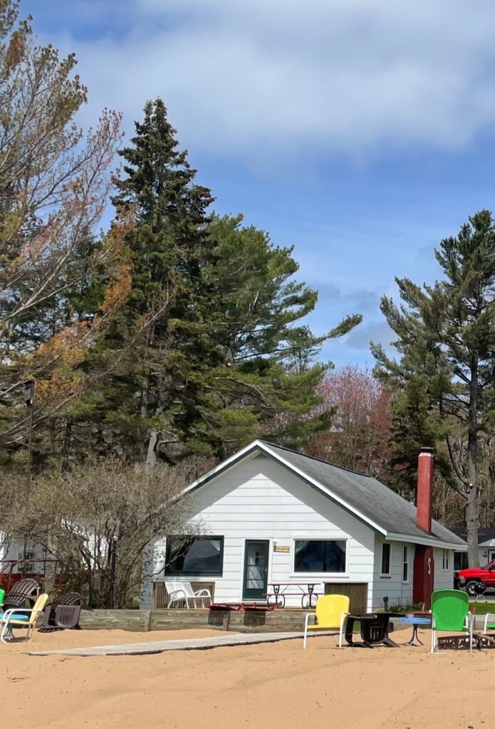 The exterior of The Lodge